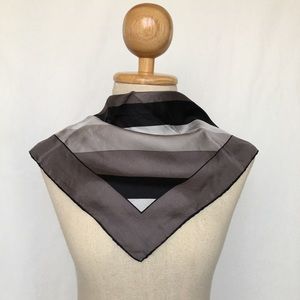 Vintage DAMON hand rolled silk square scarf Italy